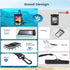 Floating Waterproof Phone Pouch/Case, IP68 Dry Bag for iPhone 15 Pro Max, Samsung Galaxy S24, Phones Under 6.9 in, 1