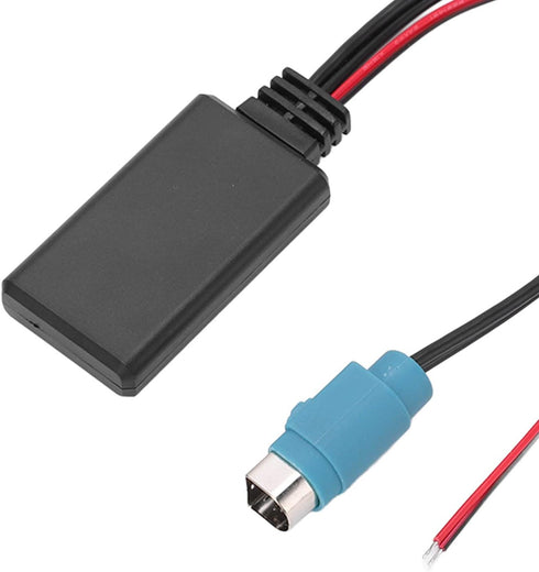 Acouto Car Bluetooth 5.0 Radio AUX in ABS Adapter Audio Cable Replacement for Alpine KCE 236B CDE9885 9887