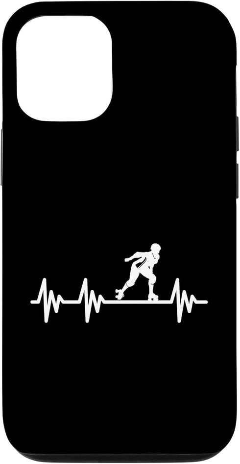 iPhone 15 Rollerblade Inline Skates Heartbeat Case