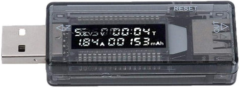 USB Power Tester KWS-V21, USB Tester Voltmeter Ammeter Power/Capacity/Mobile Power Testing Tool for Wall Chargers