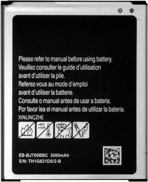 DDONG Replacement Battery for Samsung Galaxy J7, EB-BJ700CBE, Compatible with J700T, J700P, and More