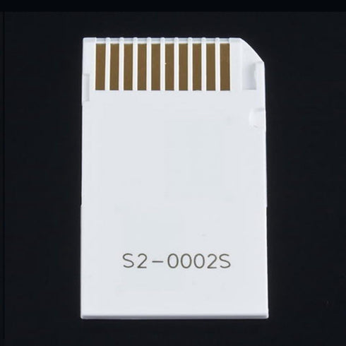 Micro SD TF to Memory Stick MS Pro Duo Adapter, Dual 2 Slot Converter for PSP 1000/2000/3000 CR-5400