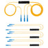 GwliUni 4PCS Fiber Optic Cable Splitter with 1 to 2 Distribution Channel