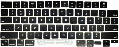 New Replacement Keyboard Keycaps Keys,Full Set of US Compatible with MacBook Pro 14.2 inch /16.2 inch Model A2442 A2485 M1 Pro/Max Late2021 Year EMC 3650 3651 MK1E3 MK1H3 MKGR3 MKGT3 Black by Generic