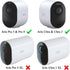 Silicone Skin Case Cover for Arlo Ultra & Pro Series, UV Weather Protection, Camouflage, White, 3 Pack