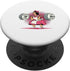 Funny Weightlifting Quote Retro Pun Clean Lifting Exercise PopSockets Standard PopGrip