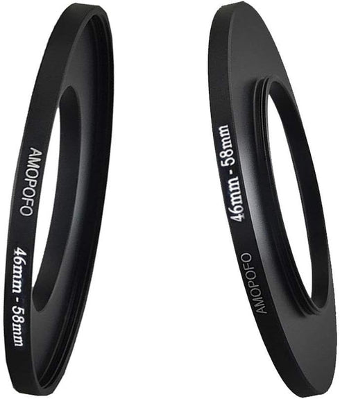 Universal Step Up Ring Filter Adapter 46-58mm for UV, ND, CPL - Metal Step Up Ring