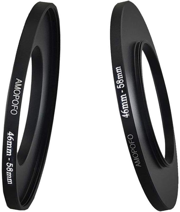 Universal Step Up Ring Filter Adapter 46-58mm for UV, ND, CPL - Metal Step Up Ring