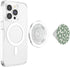 Sage Green Aesthetic Cute Flowers Retro Daisy PopSockets PopGrip for MagSafe