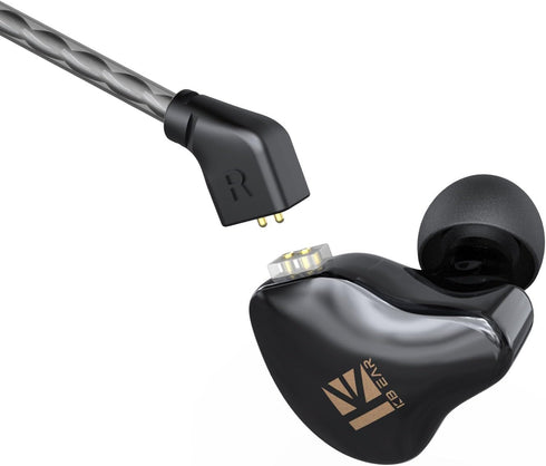 YINYOO KBEAR KS1 in Ear Monitor Bass Earbuds, Clear Sound Stereo Headphones, Noise Canceling, Detachable Cable