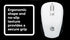 Manhattan Ergonomic Wireless & Bluetooth Mouse - 800/1200/1600 dpi, 3 Buttons with Scroll Wheel, Black & White