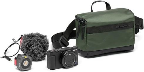 Manfrotto Street Belt Bag, Waist Bag for Mirrorless Camera, Vlogging Kit, Photography Accessories for Content Creators