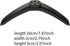Moyeetings 2Pcs Set 43 Inch TV Feet Base Replacement Anti-Slip with Screws Easy Installation Lightweight TV Accessories
