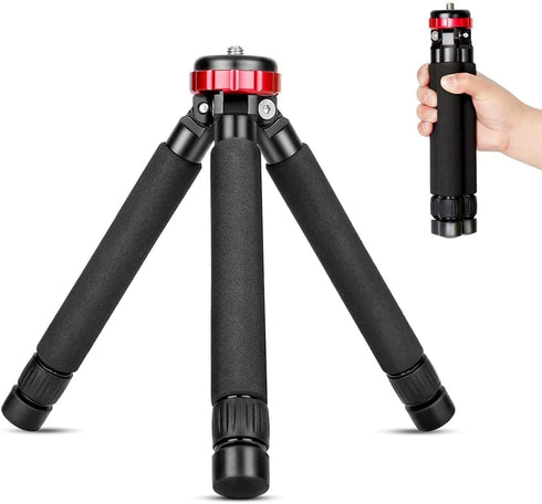 koolehaoda Camera Mini Tripod Table Stand Desktop Compact Tripod with 1/4" and 3/8"