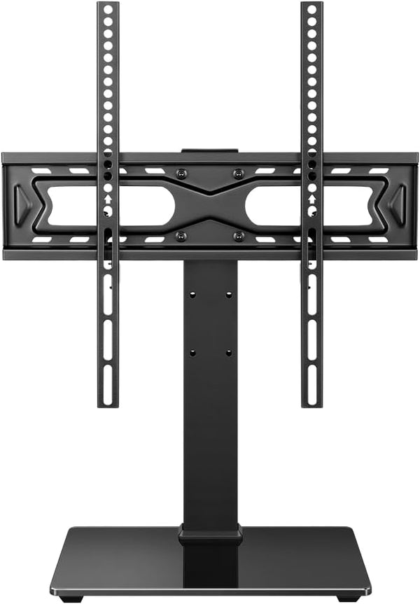 WKWKER Universal TV Stand for 27-65 inch LED LCD TV Swivel Table Top