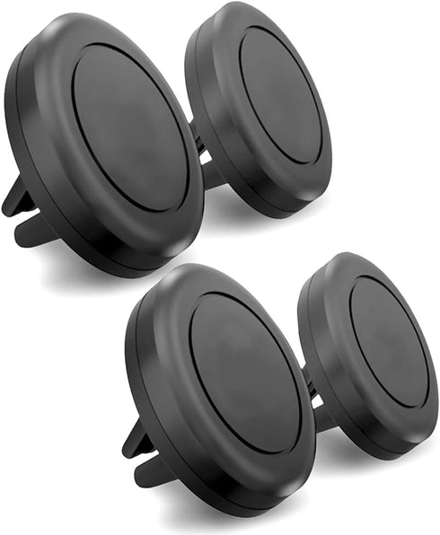 MAXBOOSTPOWER Universal Smartphone Holder - Air Vent Magnetic Car Mount (4 Pack Black)