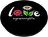 PopSockets Swappable PopGrip - Love Grammy Life Floral Grandma Cute Grandmother Costume