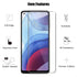 3 Pack Tempered Glass Screen Protector for Motorola Moto G Power 2021 and 3 Pack Camera Lens Protector, 9H Hardness,