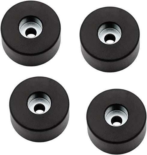 Sam&Johnny 4Pcs Rubber Speaker Isolation Pad Feet for Audio Turntable, Speaker, CD, Guitar, Amp