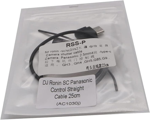 R RSS Control Cable TypeC-2.5mm for DJ Ronin SC Camera Remote Control, Shutter Release Cable for Panasonic Cameras