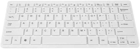 USB Mini Keyboard with Chocolate Buttons, Stylish Portable Ultra Slim for Mac and PC