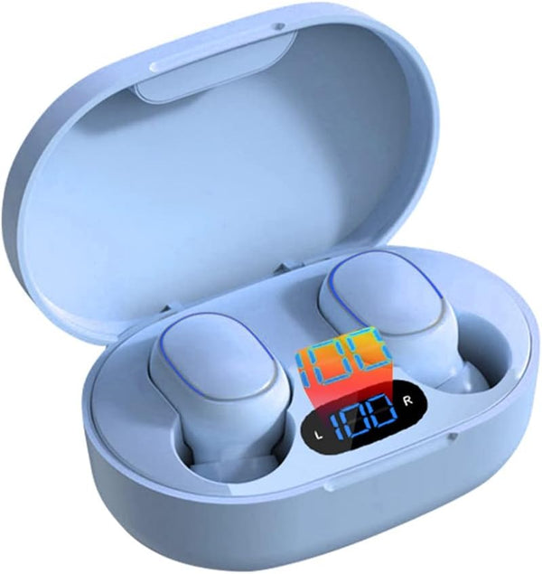 Fully Wireless Bluetooth 5.0 Earbud Headphones, Rechargeable iPX4 Water & Sweat Proof with Microphone, Touch Controls,