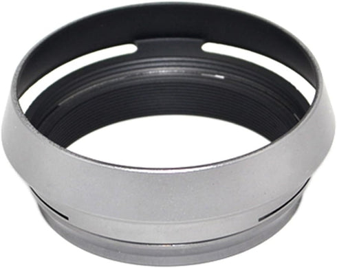 JJC Metal Lens Hood Shade Protector with 49mm Filter Adapter Ring for Fujifilm X100VI X100V X100F X100T