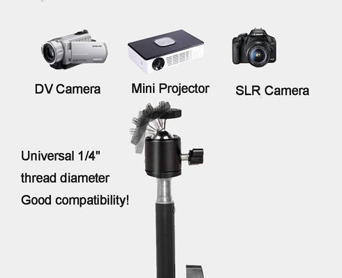 Coret 20" 61" 360 3pound) Tripod Stand, Mini Projector Stand,Lightweight Portable Projector Photography Stand Camera