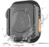 Waterproof Case for Apple Watch Series 8 7 6 5 4 SE/SE2, Full Protective Hard PC Screen Protector Cover (40mm, Black)