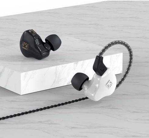 YINYOO KBEAR KS1 in Ear Monitor Bass Earbuds, Clear Sound Stereo Headphones, Noise Canceling, Detachable Cable