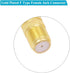 F Female to RCA Male, 4-Pack Gold Plated Aux Audio Adapter for Coax Coaxial Cable Connector for Audio Video Systems