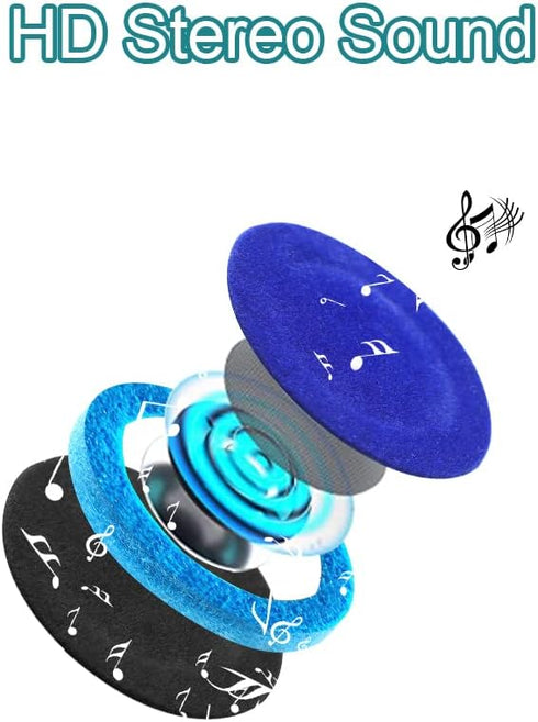 Sleep Headphones Eye Mask for Sleeping Gray with Ultra-Thin HD Stereo Speakers for Insomnia, Side Sleepers, Travel