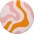 PopSockets Standard PopGrip, Abstract Pattern Design Pink Orange