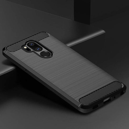 Asuwish LG G7 ThinQ Case with Tempered Glass Screen Protector, Silicone Phone Accessories for LGG7