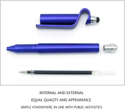SITAKE Stylus Pen, 12 Pcs Multifunctional 3 in 1 Phone Holder + Capacitive Stylus + Ballpoint Pens, Mobile Phone Stand