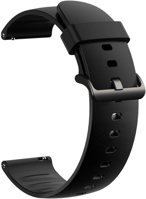 Compatible for TOZO S3 Smart Watch Band Band, Silicone Replacement Soft Band Wristbands Straps with Stainless Steel Buckle for Compatible for TOZO S3 1.83 Inches Smart Watch