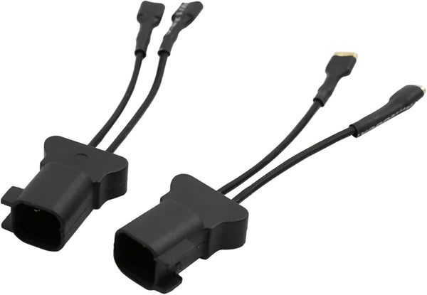 uxcell 2pcs Car Horn Adapter Wiring Harness - Pigtail Socket for Ford Mondeo Focus Fiesta