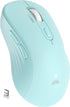 SM66 Green Silent Dual Mode Wireless Mouse for Laptop, Adjustable 4800 DPI Rechargeable Computer Mouse