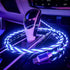 Micro USB Cable Android Charger, 6.6FT LED Light Up Glowing Fast Charging Cord for Android Devices, Green