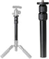 Tripod Center Column Extension, 3 Section Telescopic Rod for Monopod DSLR Photo Studio Outdoor Shooting
