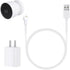 Power Adapter for Google Nest Cam Outdoor or Indoor, 10ft/3m Flat Weatherproof Outdoor Charging Cable for Continuous