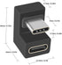 Poyiccot USB C U Shape Adapter, 3 Pack 180 Degree USB C to USB C Extension Adapter (Type-C 3.1 Gen 2)