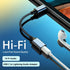 USB C to Lightning Audio Adapter for iPhone 15 Pro Max, USB Type C Male to Lightning Female Headphones Cable Converter Fit with iPad Pro, Galaxy S23 S22, Pixel 7 6, MacBook (Not Support Charge & Sync)