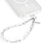 Case-Mate Phone Charm with Beaded Silver Pearls | Detachable Anti Theft Phone Strap | Hands-Free iPhone Wrist Strap for