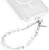 Case-Mate Phone Charm with Beaded Silver Pearls | Detachable Anti Theft Phone Strap | Hands-Free iPhone Wrist Strap for