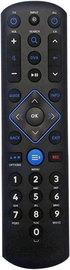 Charter Spectrum Remote Control with Batteries, Backward Compatible for HD DVR Digital Receivers (Pack of Two)