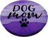 Dog Mom Fur Mama Dog Lover Gifts Paw Print Purple PopSockets PopGrip: Swappable Grip for Phones & Tablets