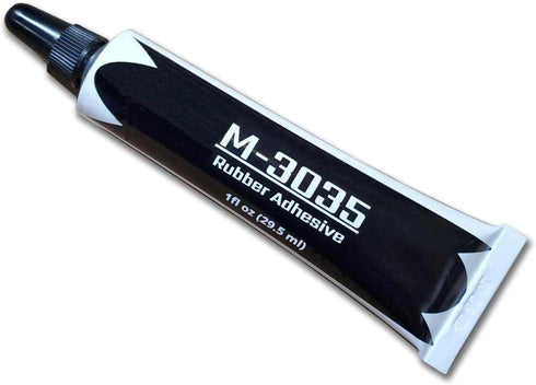 Pro-Grade Clear Rubberized Speaker Repair Adhesive Glue 1 oz Aluminum Crimped Tube for Long Shelf Life - Solvent Based