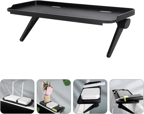 Homoyoyo Router Rack Corner, TV Top Shelf Mount Monitor Shelf, Cable Box Tv Top Ra for Cellphone Stand, Game Console