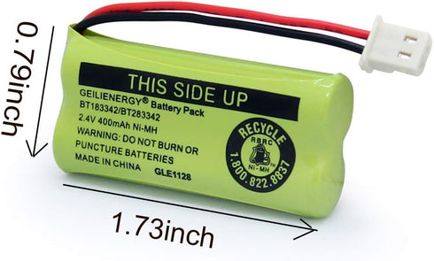 GEILIENERGY BT183342 BT283342 BT166342 BT266342 Battery, Compatible with CS6114 CS6419 Cordless Handsets